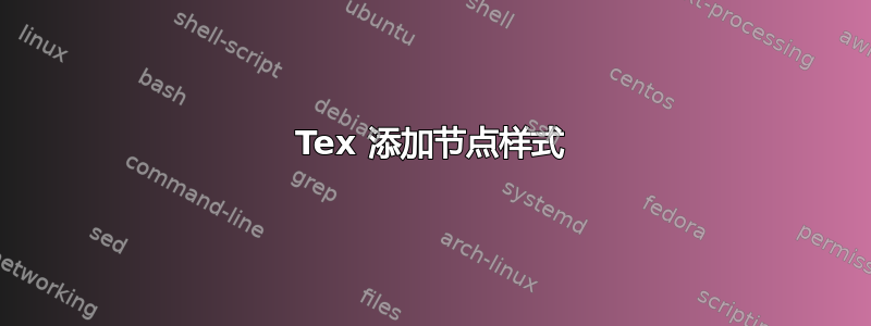 Tex 添加节点样式