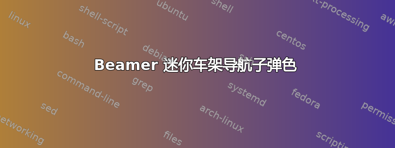 Beamer 迷你车架导航子弹色