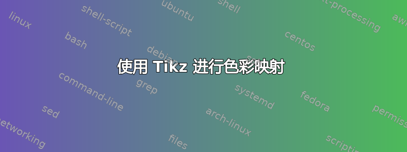 使用 Tikz 进行色彩映射