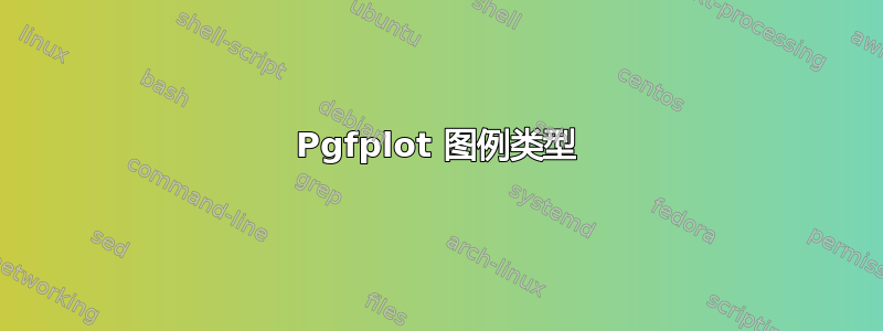 Pgfplot 图例类型