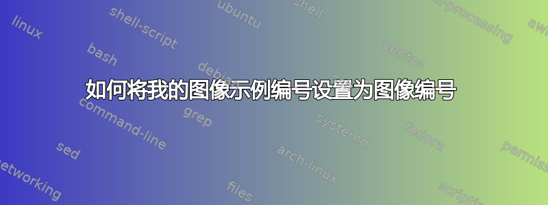 如何将我的图像示例编号设置为图像编号