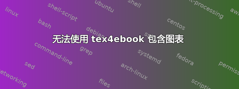 无法使用 tex4ebook 包含图表