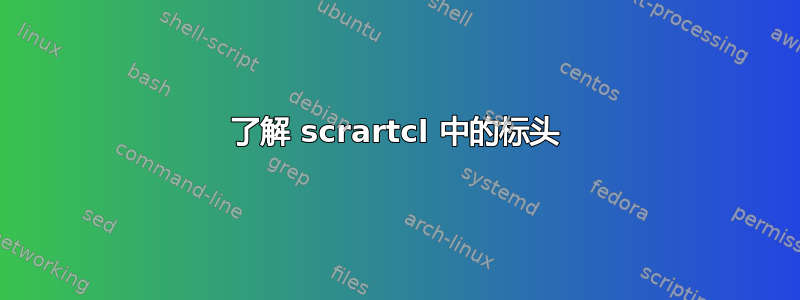 了解 scrartcl 中的标头