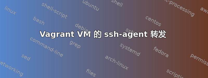 Vagrant VM 的 ssh-agent 转发