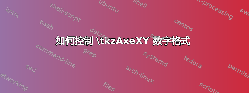 如何控制 \tkzAxeXY 数字格式