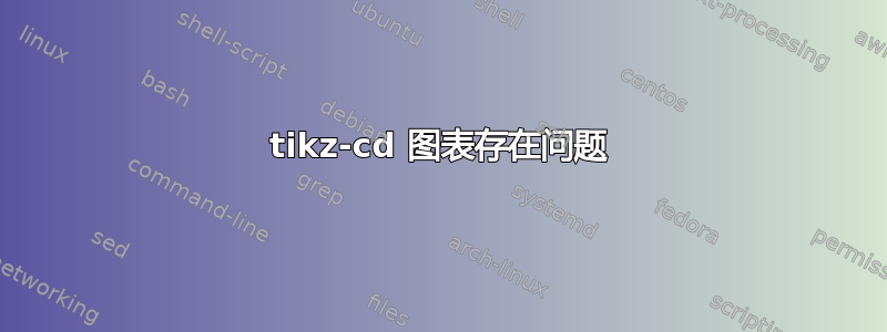 tikz-cd 图表存在问题