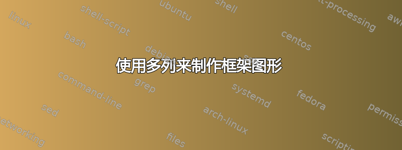 使用多列来制作框架图形