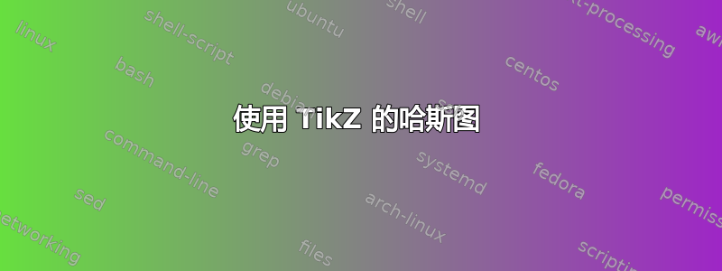 使用 TikZ 的哈斯图