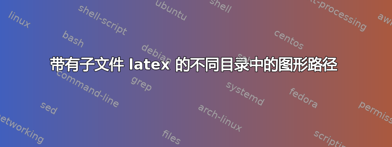 带有子文件 latex 的不同目录中的图形路径