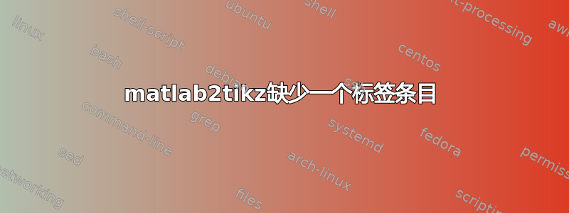 matlab2tikz缺少一个标签条目