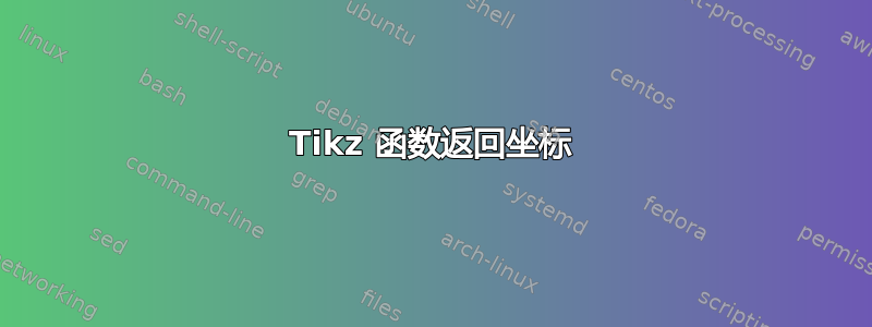 Tikz 函数返回坐标