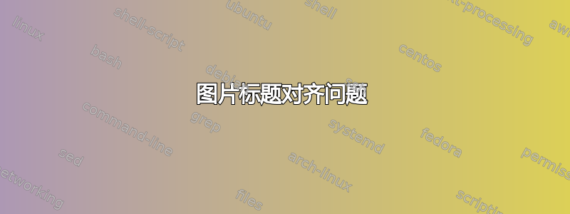 图片标题对齐问题