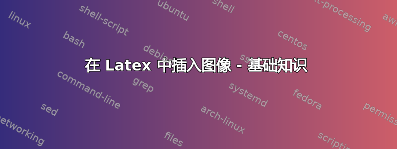 在 Latex 中插入图像 - 基础知识