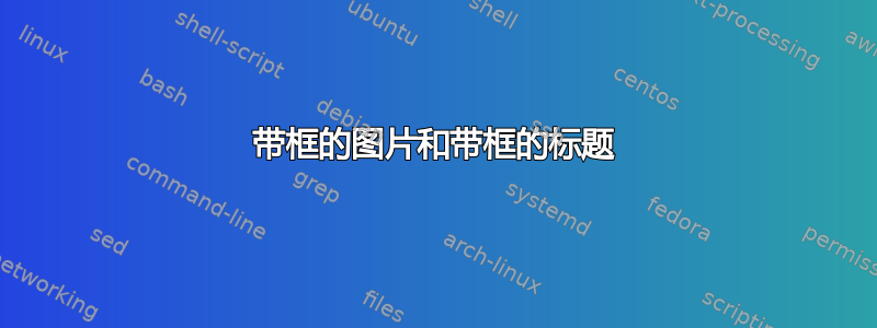 带框的图片和带框的标题