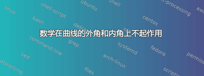 数学在曲线的外角和内角上不起作用