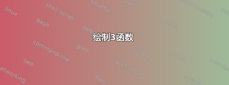 绘制3函数