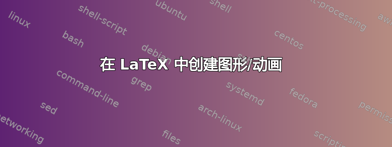 在 LaTeX 中创建图形/动画 