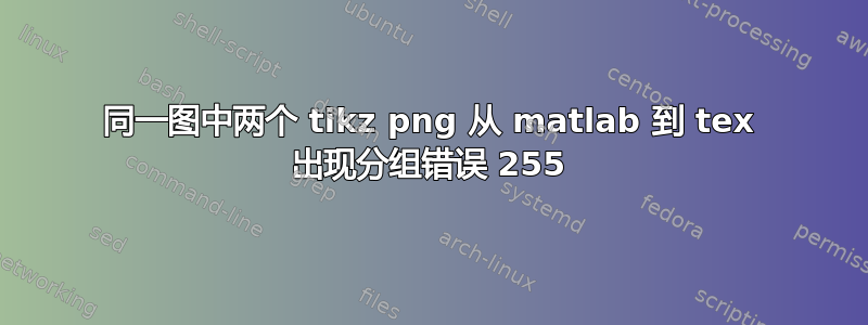 同一图中两个 tikz png 从 matlab 到 tex 出现分组错误 255