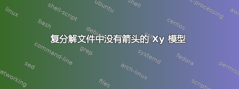 复分解文件中没有箭头的 Xy 模型