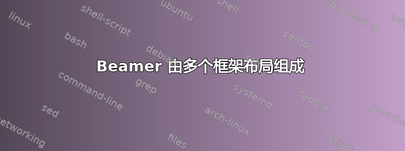 Beamer 由多个框架布局组成