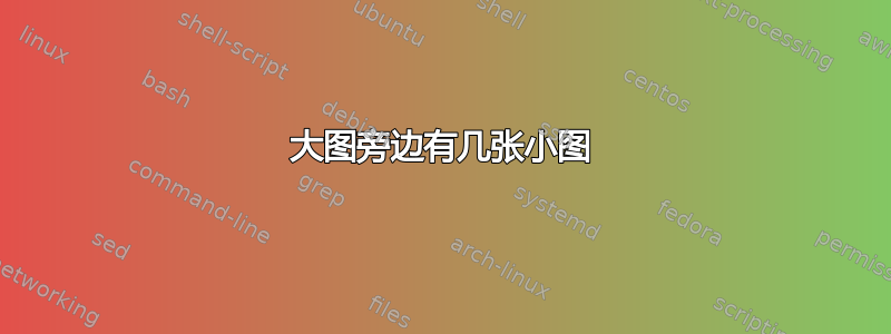 大图旁边有几张小图