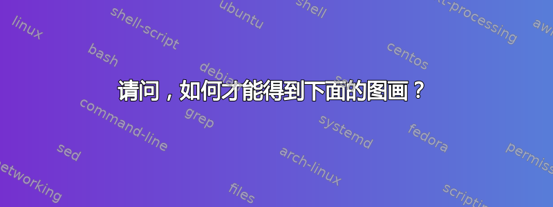 请问，如何才能得到下面的图画？