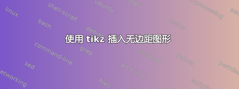 使用 tikz 插入无边距图形