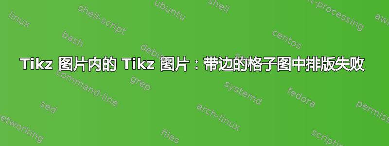 Tikz 图片内的 Tikz 图片：带边的格子图中排版失败