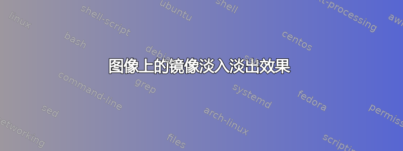 图像上的镜像淡入淡出效果