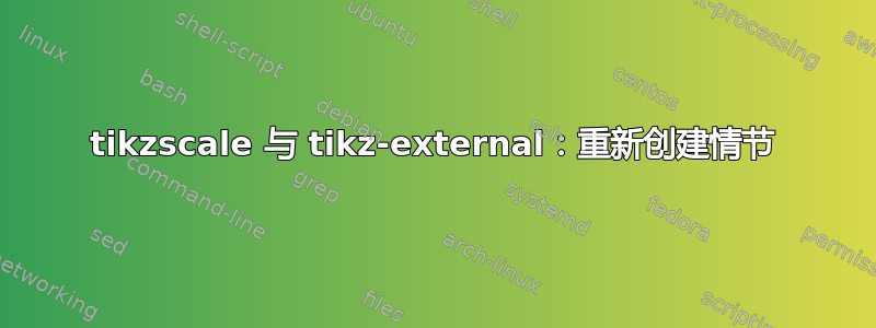 tikzscale 与 tikz-external：重新创建情节