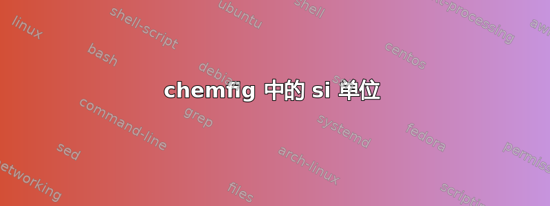 chemfig 中的 si 单位