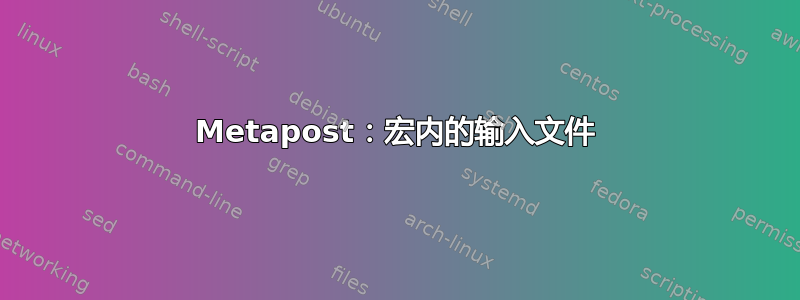 Metapost：宏内的输入文件