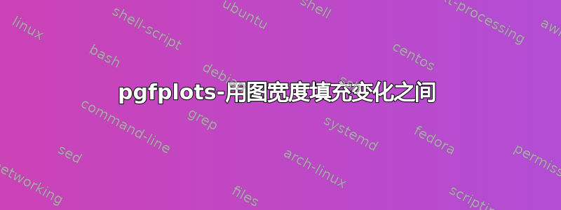 pgfplots-用图宽度填充变化之间