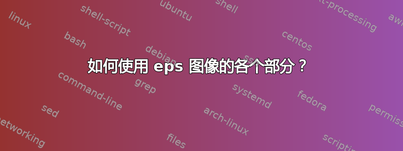 如何使用 eps 图像的各个部分？