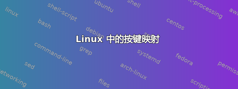 Linux 中的按键映射