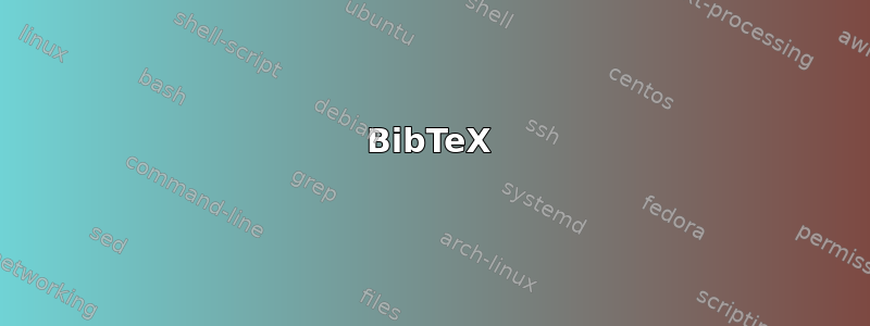 BibTeX