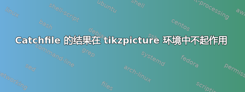 Catchfile 的结果在 tikzpicture 环境中不起作用