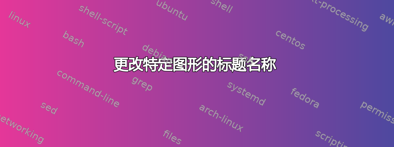 更改特定图形的标题名称