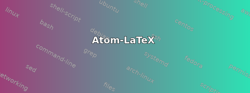 Atom-LaTeX