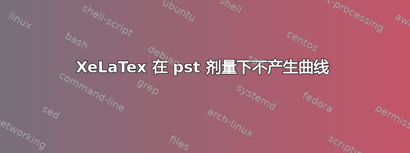 XeLaTex 在 pst 剂量下不产生曲线