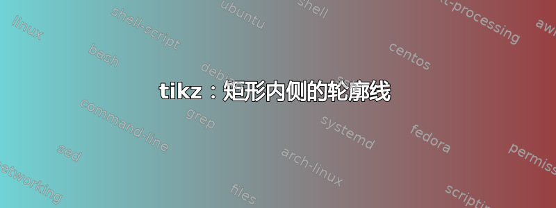 tikz：矩形内侧的轮廓线