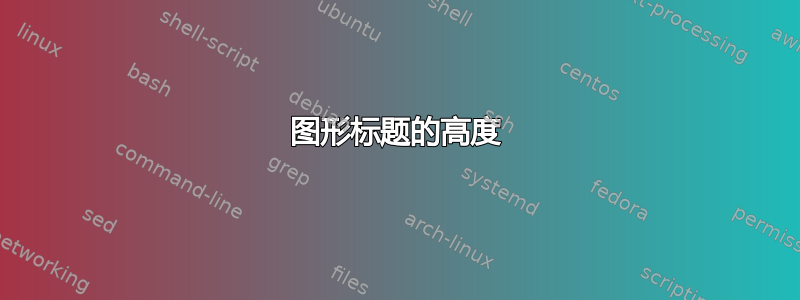 图形标题的高度