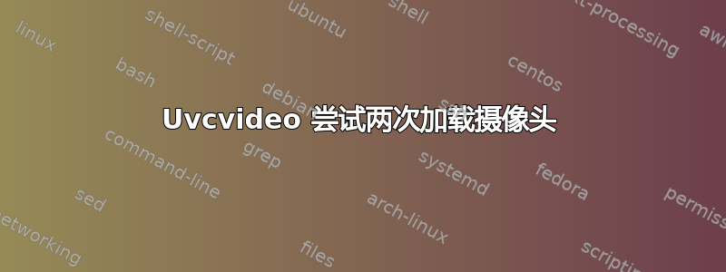 Uvcvideo 尝试两次加载摄像头