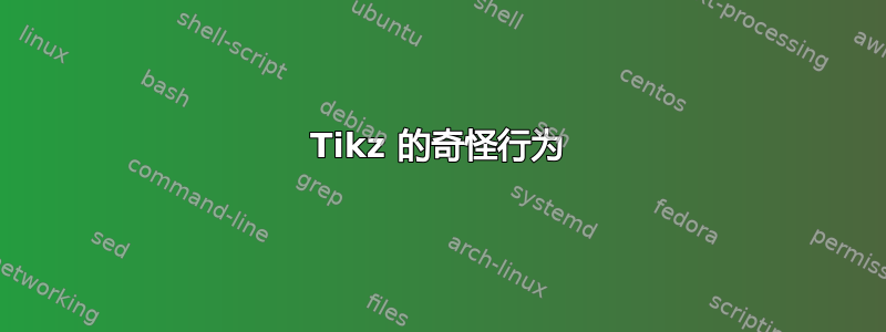 Tikz 的奇怪行为