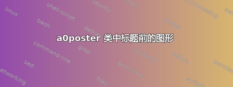 a0poster 类中标题前的图形