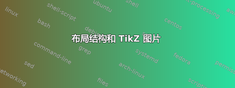 布局结构和 TikZ 图片