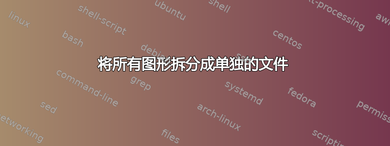 将所有图形拆分成单独的文件