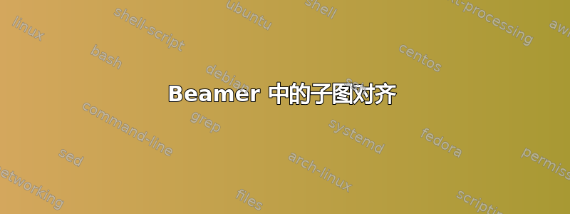 Beamer 中的子图对齐