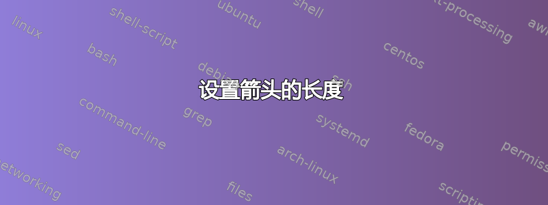 设置箭头的长度