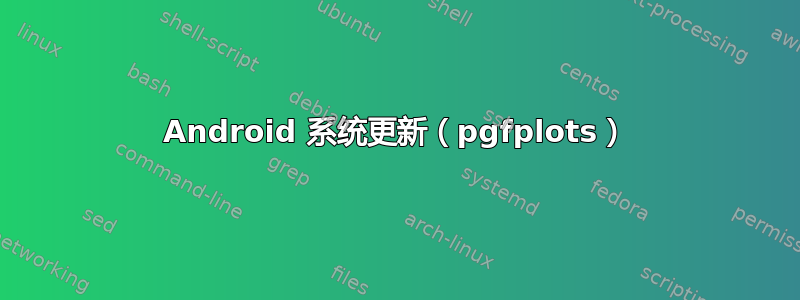 Android 系统更新（pgfplots）